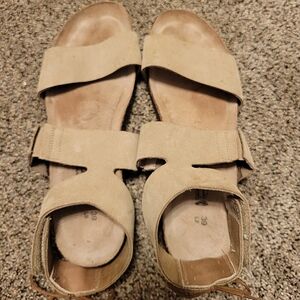 Naot Larissa Sand Low Heel Tie Back Sandal sz eu39